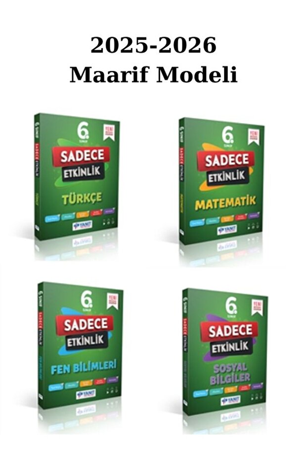 Yanıt 6.Sınıf Sadece Etkinlik Çalışma Kit. Set 2025/26 Maarif Modeli - 1