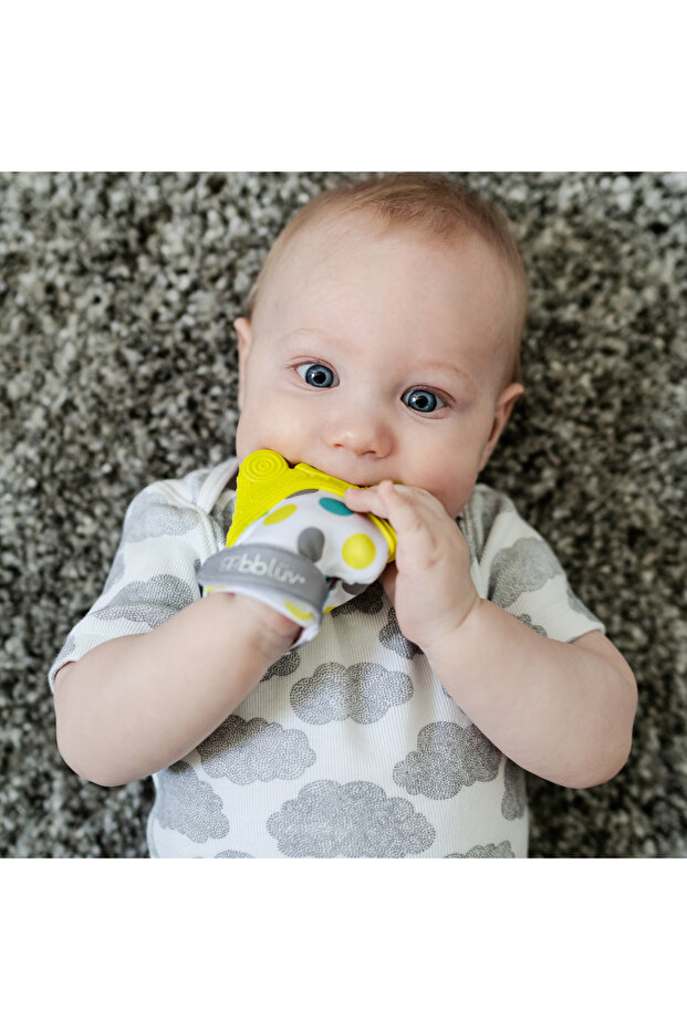 Teething glove Glüv Grey - 4