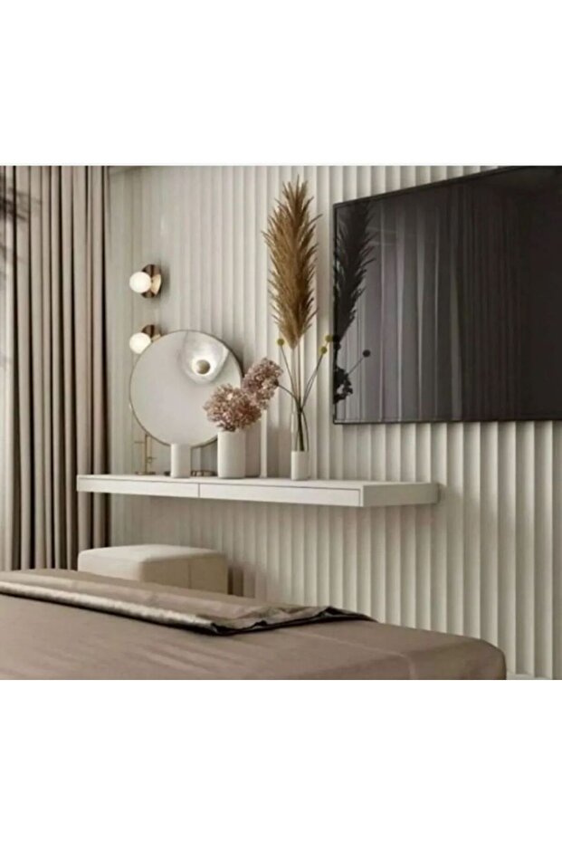 AKYÜREK STORE LB 2050 MODEL SAHARA KREM DEKOR PROFİL DUVAR KAPLAMA LAMBRİ PANEL - 4
