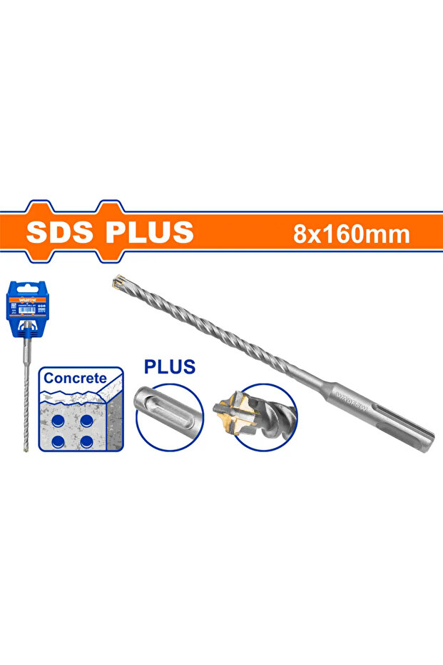 ريشة دريل هلتي SDS Plus رباعية 8×160 مم – WHD3202