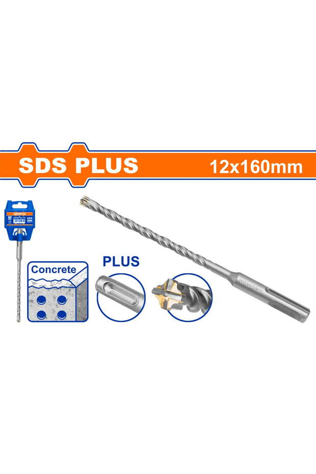 ريشة دريل هلتي SDS Plus رباعية 12×160 مم – WHD3204