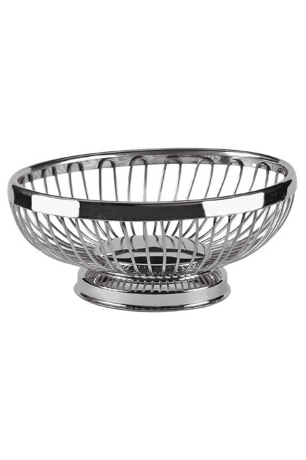 سلة خبز بيضاوية صغيرة مقاومة للصدأ (A 022 01)