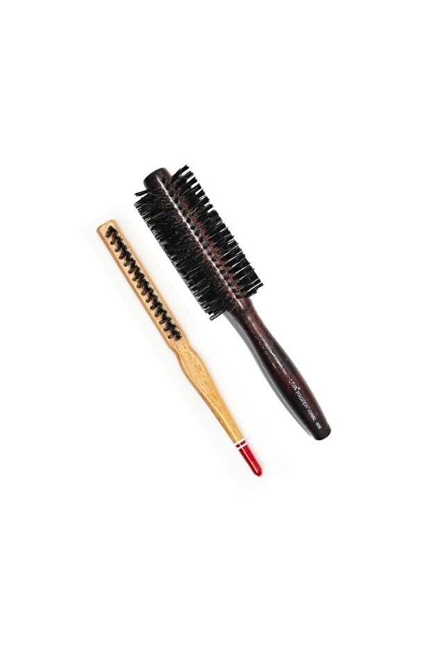 408 - 690 Professional Fireproof Set Bun Hair Brush Set of 2
