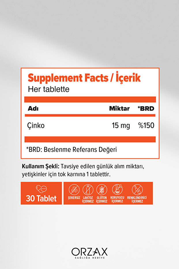 Ocean Picozinc Çinko Pikolinat 30 Tablet - 2