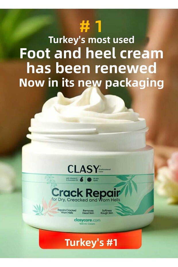 Clasy Care Crack Repair Foot and Heel Cream