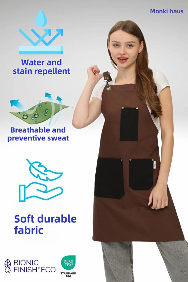 Cafe, Barista, Hairdresser, Kitchen, Chef, Chef, Painter and Florist Aprons Stain-Proof Apron