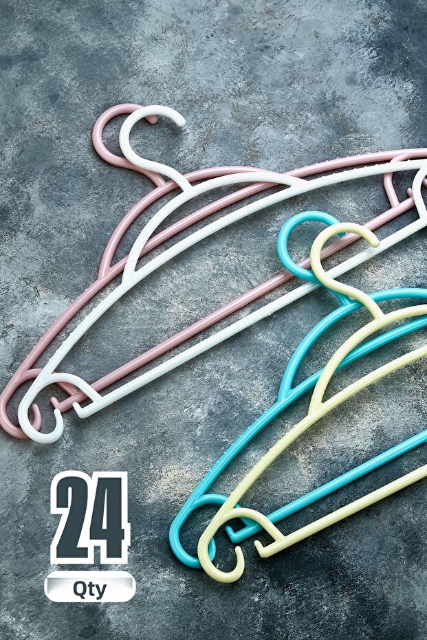 24 حمالة ملابس جالاكسي - ألوان متنوعة