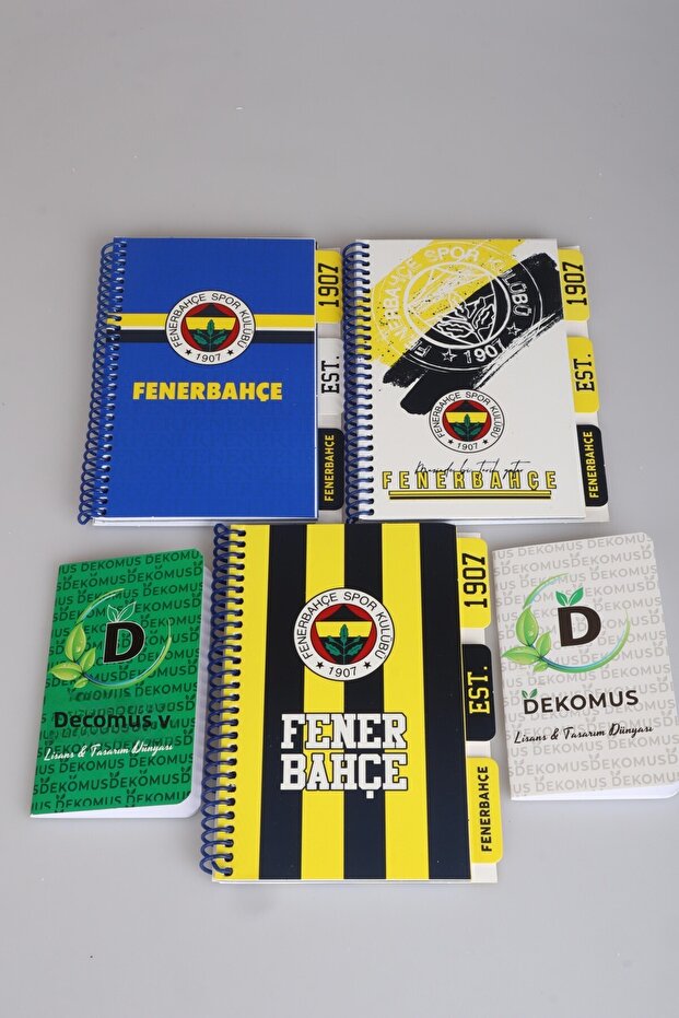 License-Protected Planner and Spiral Notebook with Bookmarks, 2-Pack "Dekomus Pocket Notebook with Gift"