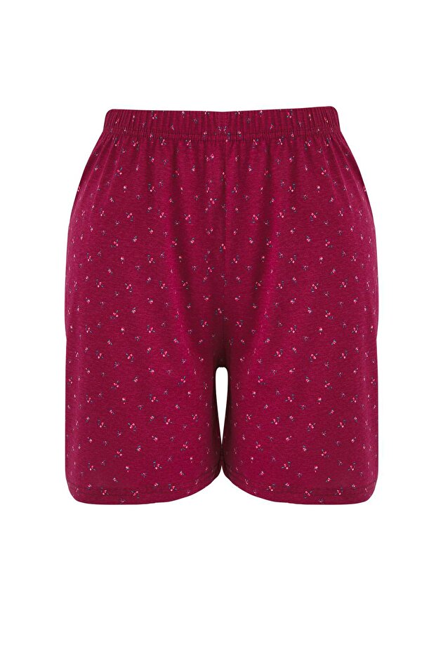 Bordo 3'lü 100% Pamuk Süprem Örme Pijama Altı TBBSS25IA00006 - 12
