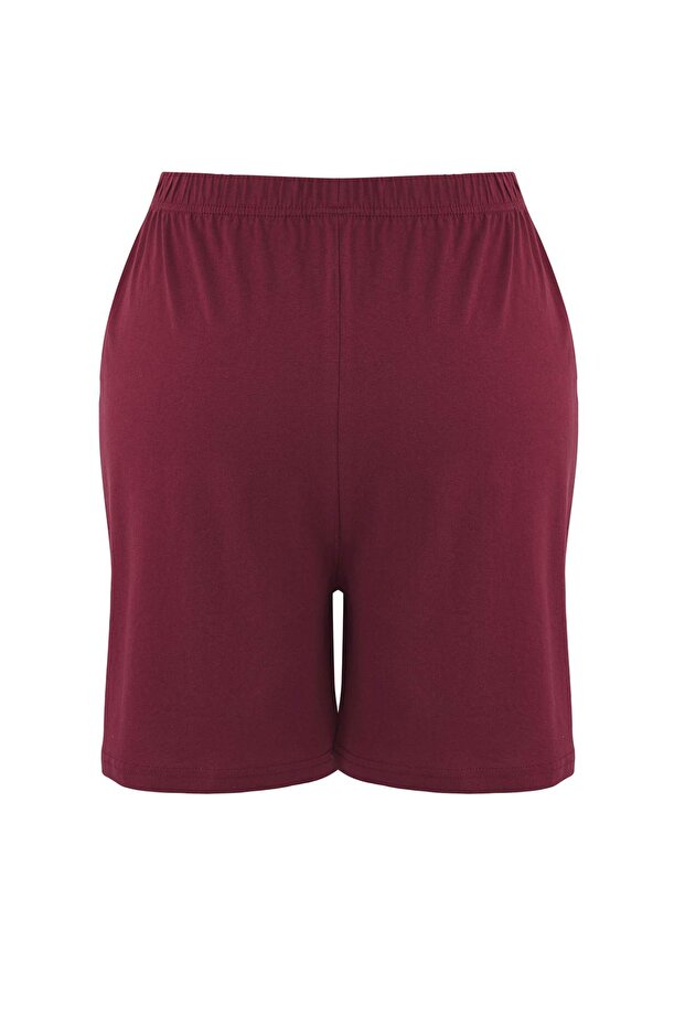 Bordo 3'lü 100% Pamuk Süprem Örme Pijama Altı TBBSS25IA00006 - 9