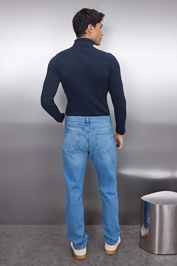 Mavi %100 Pamuk Straight Fit Jeans TMNAW23JE00011 - 4