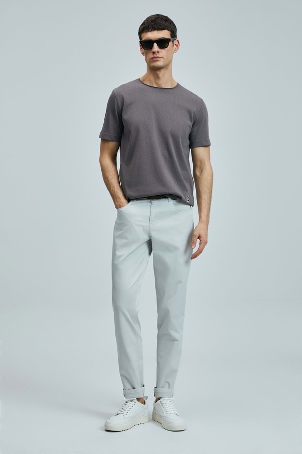 111020259 Junya Tricou de bază pentru bărbați Tricou pentru bărbați MINK - 3