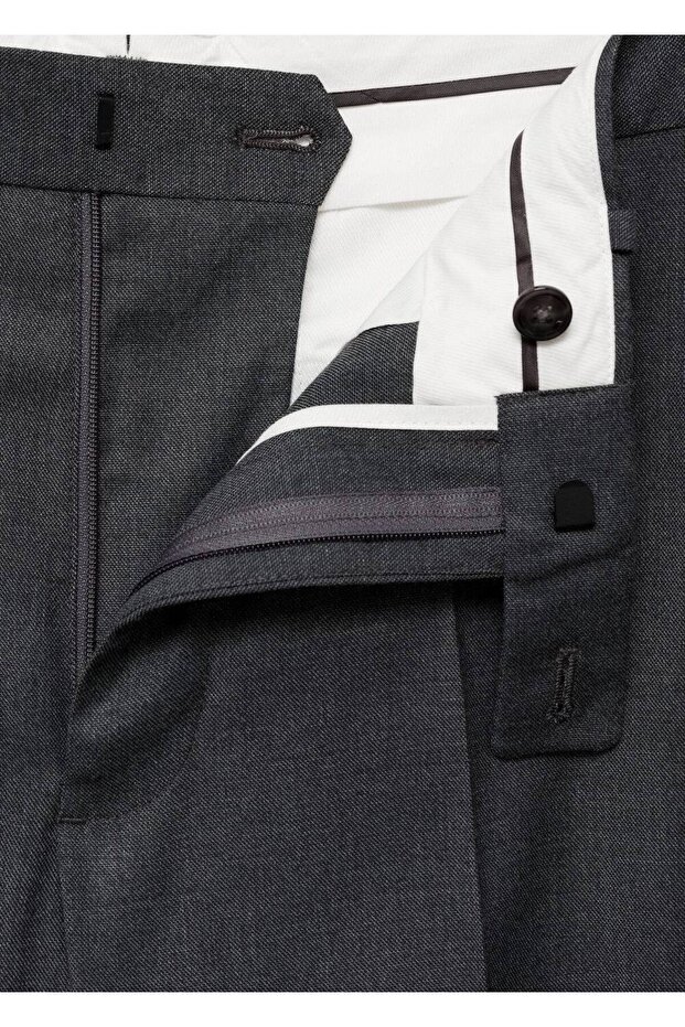 Milan slim fit kumaş pantolon - 5