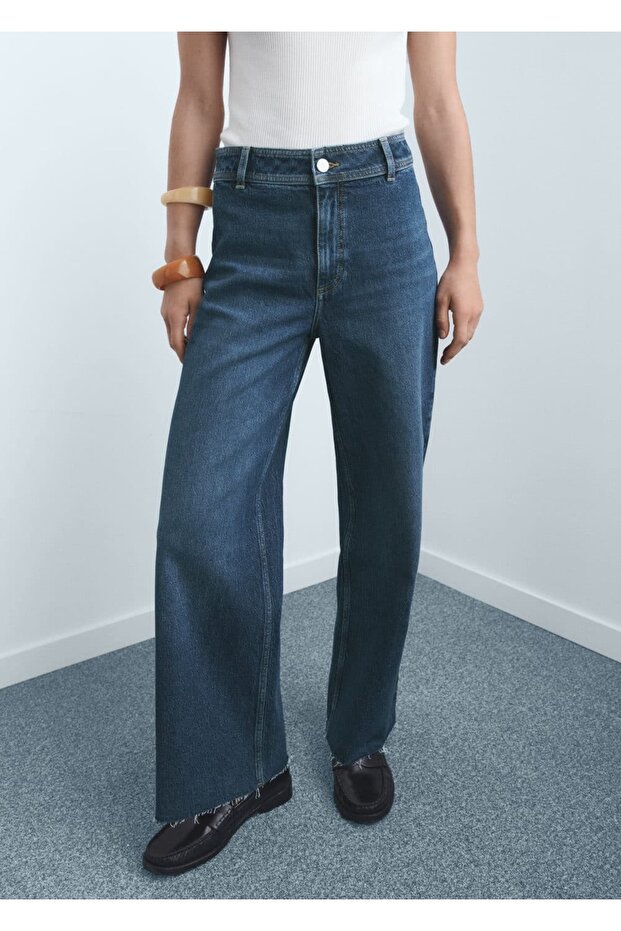 Catherin High Waisted Culotte Jean Pants