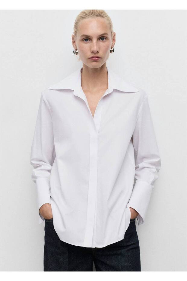 Cotton Blended Solapa Shirt