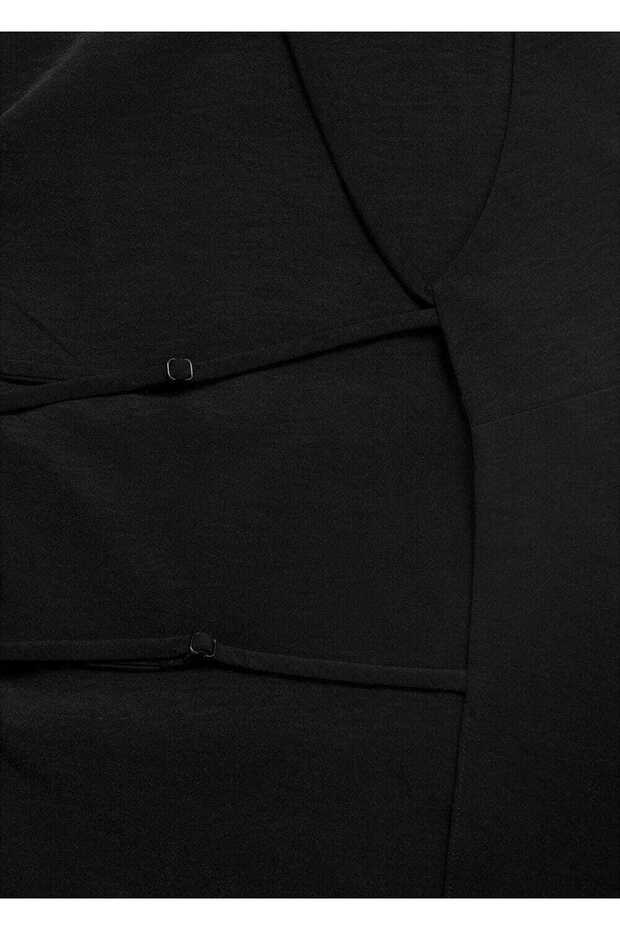 Sırtı açık bluz - 8