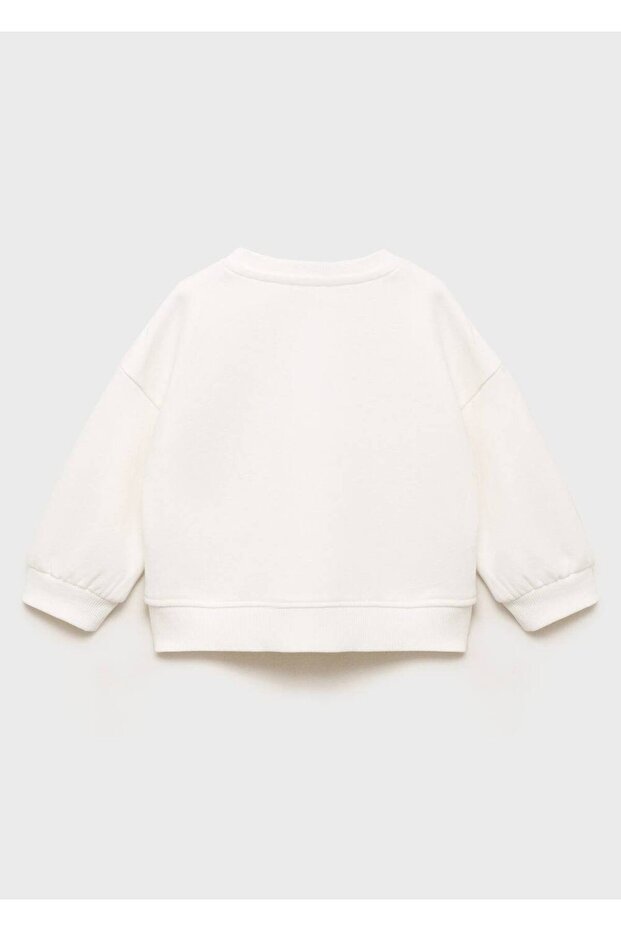 Yıldız işlemeli sweatshirt - 3