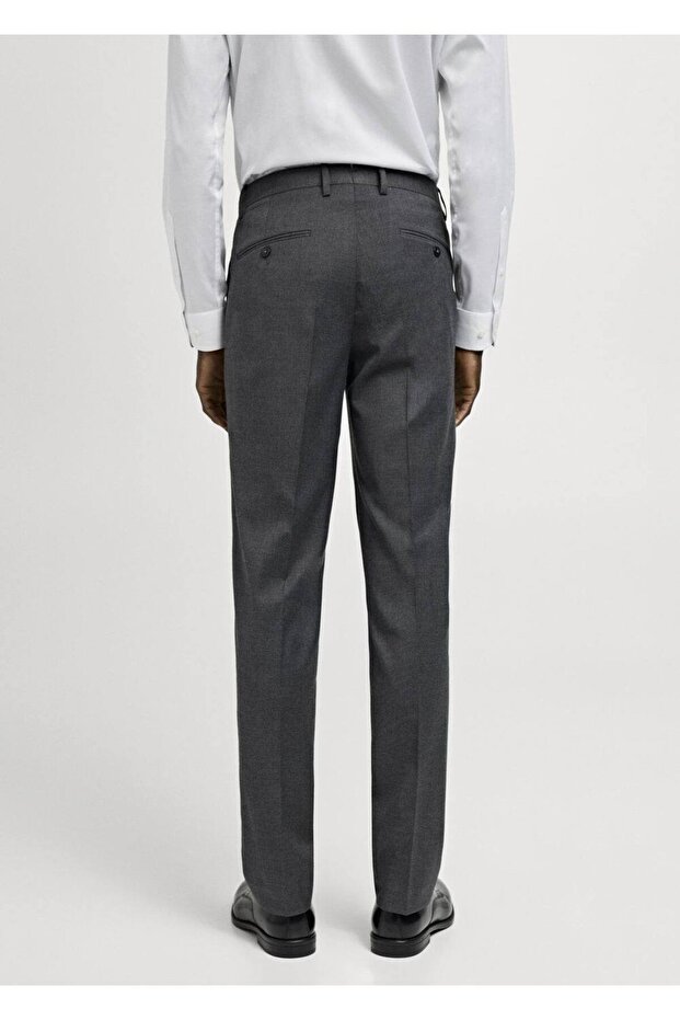 Milan slim fit kumaş pantolon - 4