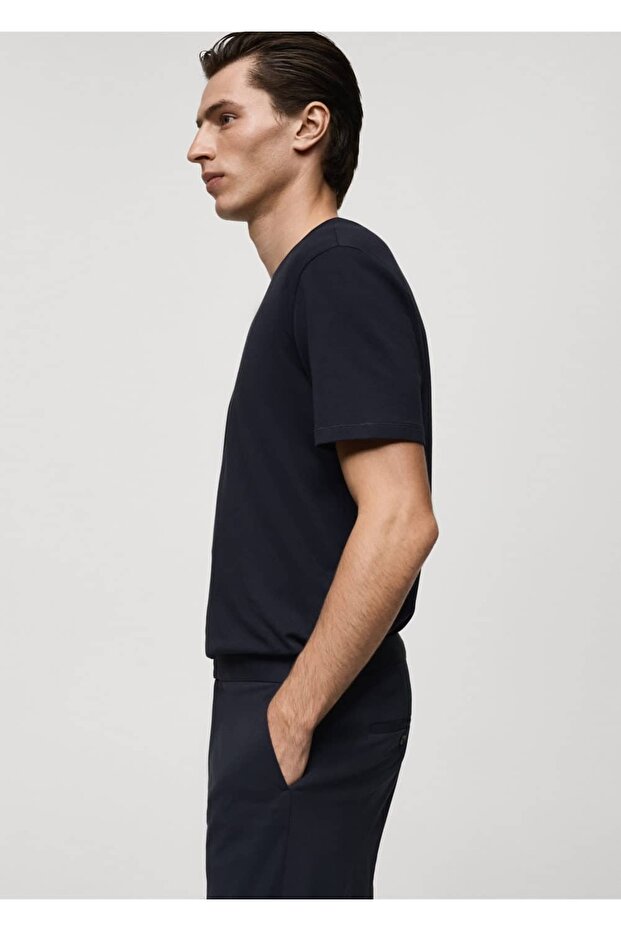 Medium weight regular fit tişört - 8