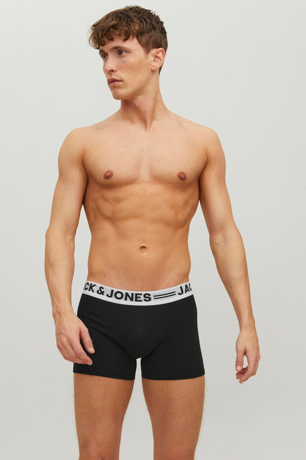 Men's Black Logo 3-Piece Boxer Pack - Sense