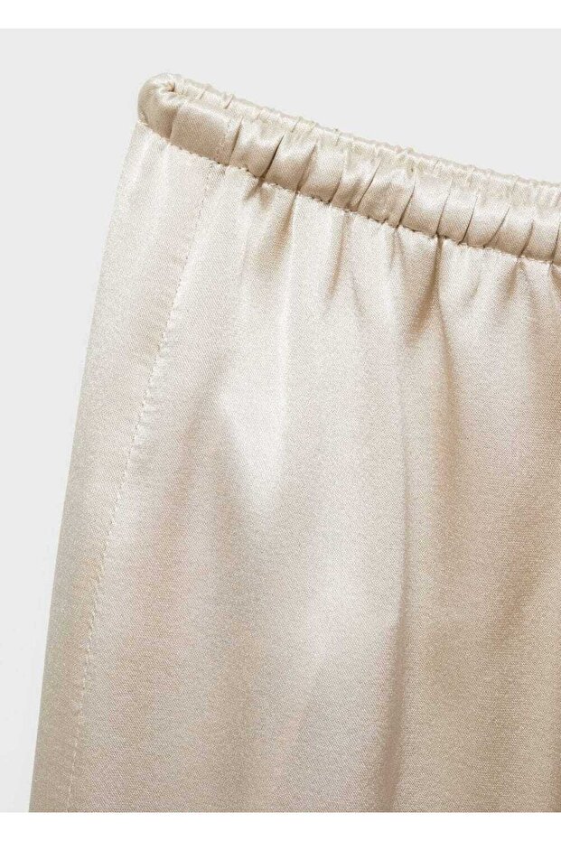 İpek pijama pantolon - 5