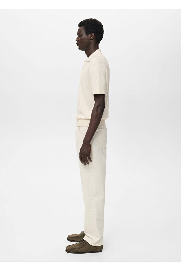 Pamuklu triko polo gömlek - 5