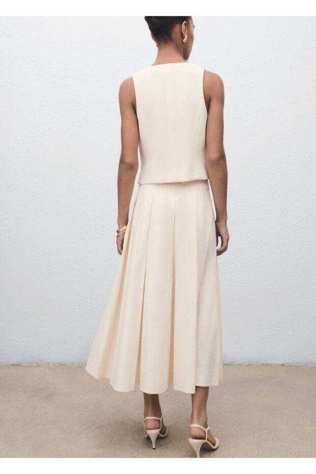 Düğmeli takım yelek - 4