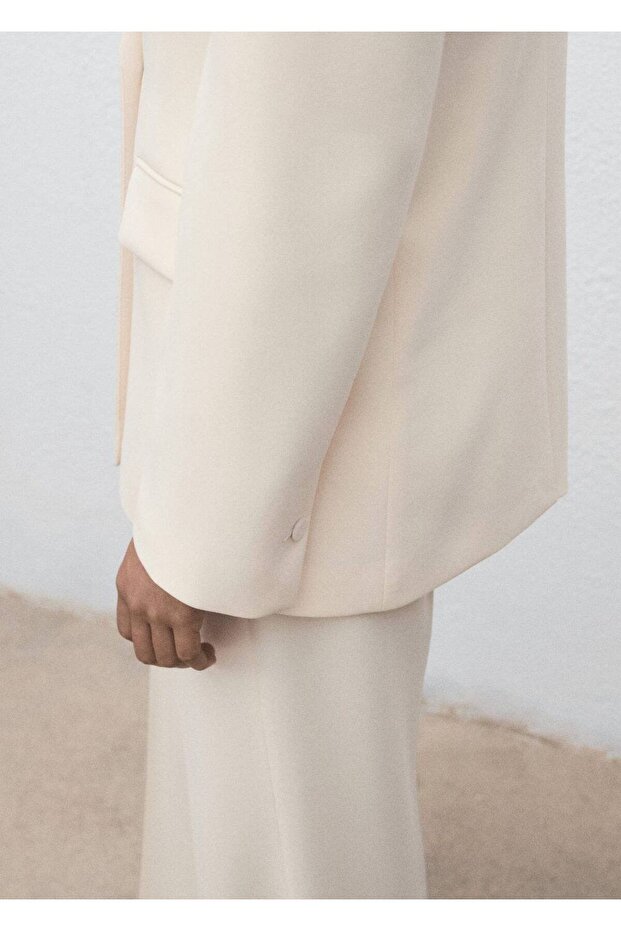 Kruvaze blazer ceket - 8