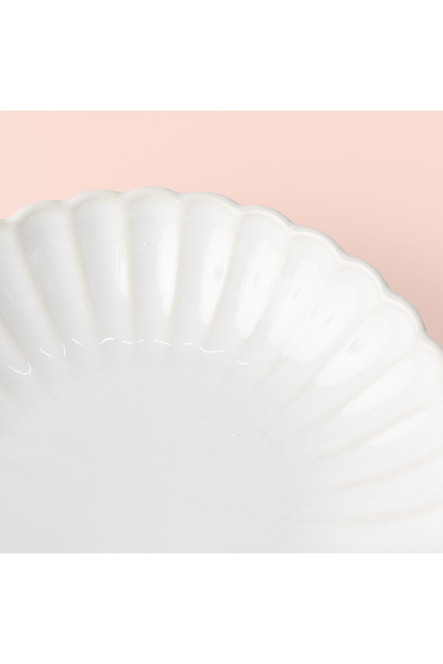 Coral Çukur Tabak 18,5 cm Ekru - 2