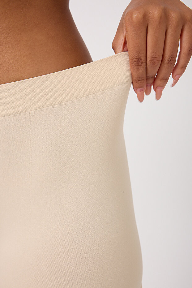 3'lü Kadın Dikişsiz Basic Boxer - 9