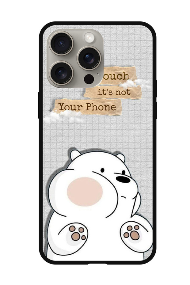 Protective Case Anti Scratch Shock Proof Bumper Cover For iPhone 15 Pro Dont touch (3)