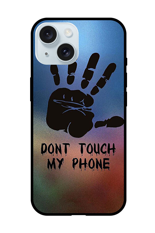 Protective Case Anti Scratch Shock Proof Bumper Cover For iPhone 15 Plus Dont Touch My Phone Hand