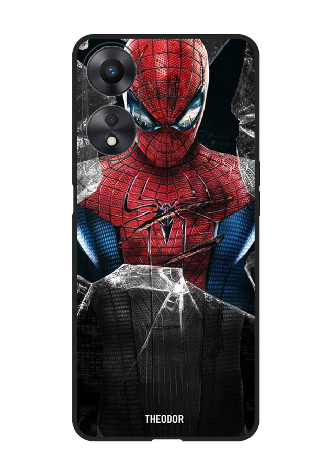 Protective Case Anti Scratch Shock Proof Bumper Cover For Oppo A98 Crack Spidermam