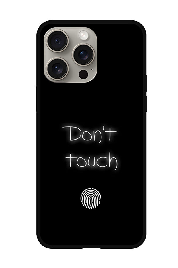 Protective Case Anti Scratch Shock Proof Bumper Cover For iPhone 15 Pro Max Dont touch (2)