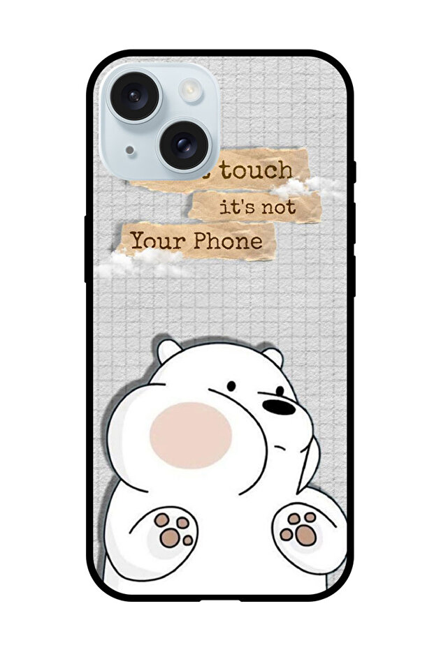 Protective Case Anti Scratch Shock Proof Bumper Cover For iPhone 15 Plus Dont touch (3)