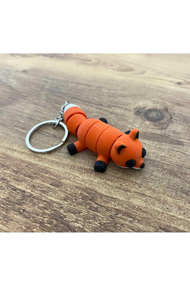 Cute Fox Keychain 3D - 1