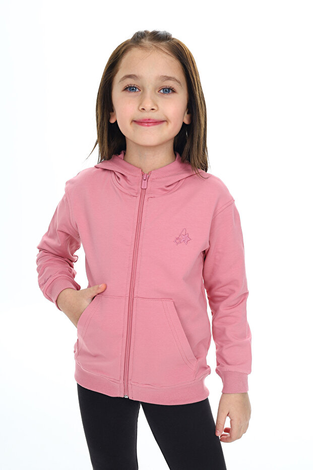Girl's Embroidered Cardigan