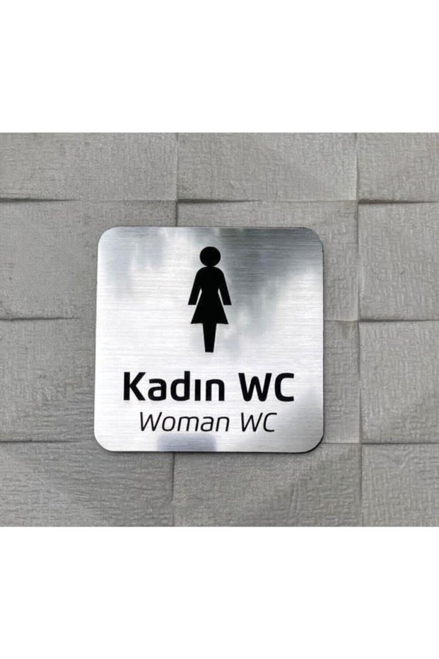 Metallica Silver Series Women's Wc Direction Sign