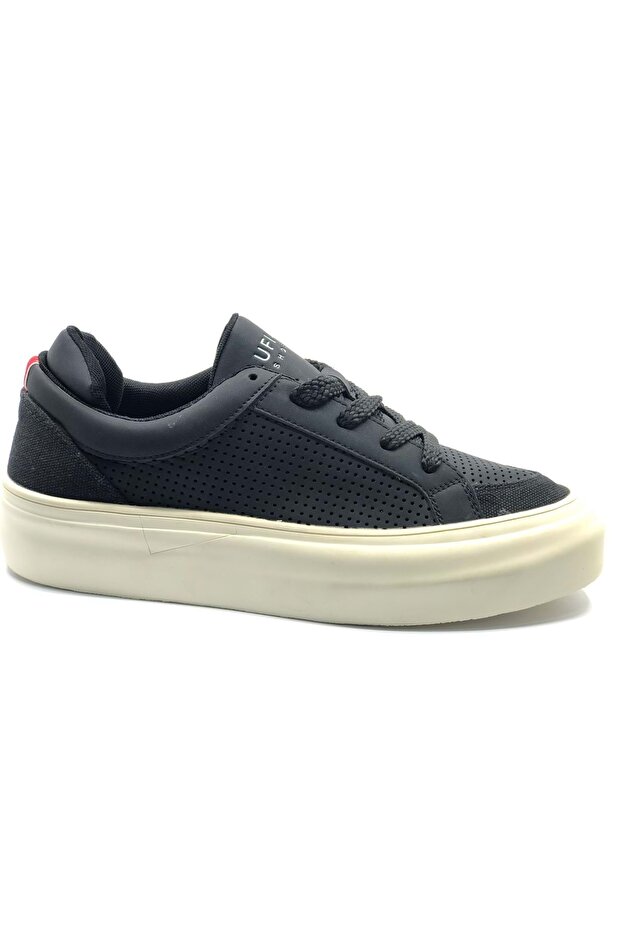 111230259 Allan Sneaker Erkek Deri Ayakkabı SİYAH - 3