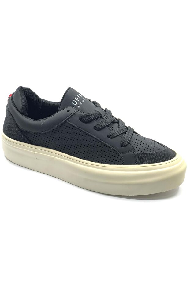 111230259 Allan Sneaker Erkek Deri Ayakkabı SİYAH - 2