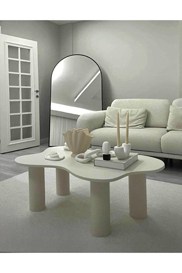 Bloom Orta Sehpa Krem - 1