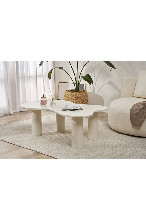 Bloom Orta Sehpa Krem - 2