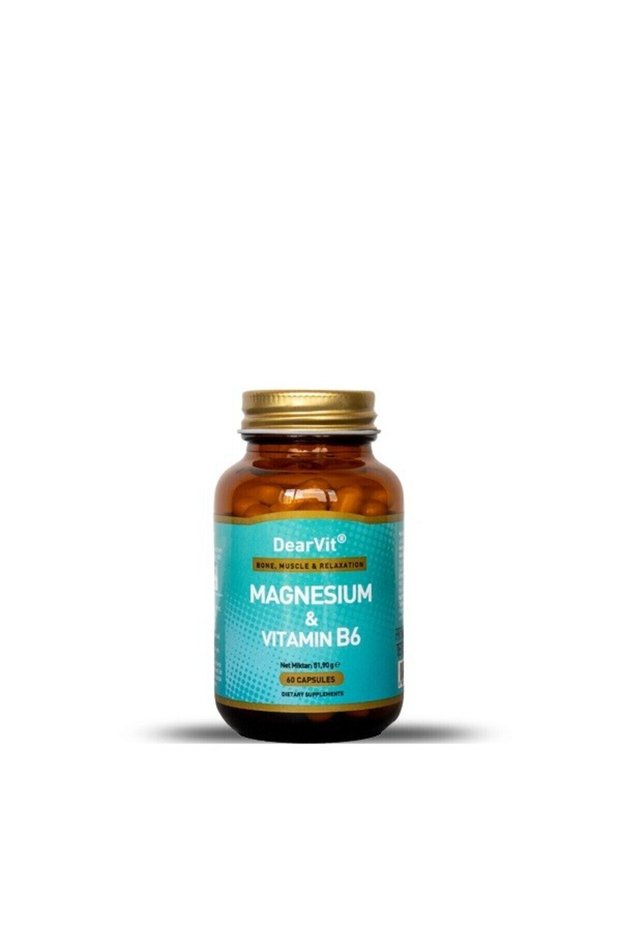 Dearvit Magnesium & Vitamin B6 60 Capsules
