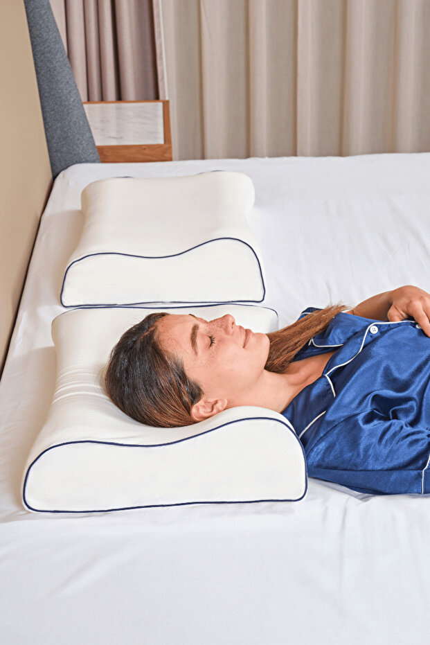 Orthopedic Anti-Aging Visco Pillow 56X42X12-11 cm