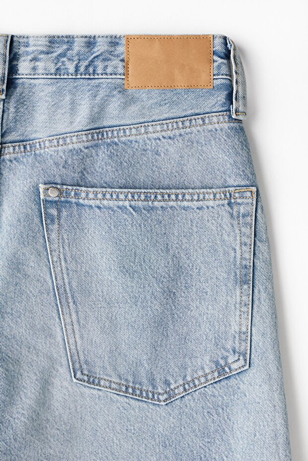 Relaxed Kot Şort - 5