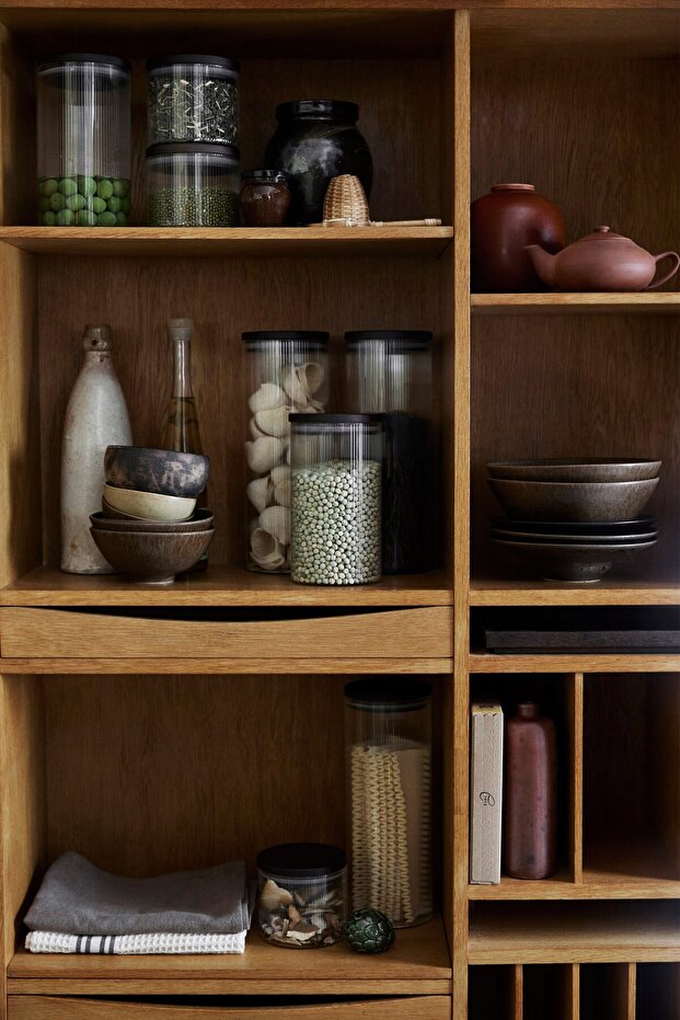 Oluklu Cam Kavanoz - 4