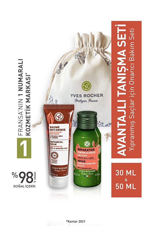 Yves Rocher Yıpranmış Saçlar - Bakım Rutini Tanışma Seti-9916606