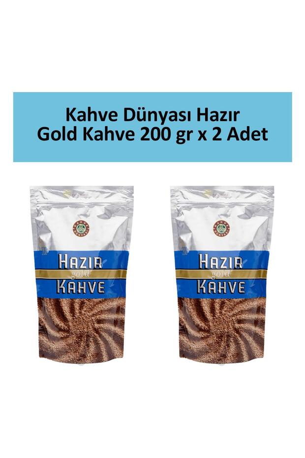 Kahve Dünyası Gold Hazır Kahve 200 gr x 2 Adet - 1