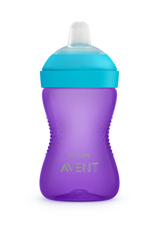 Philips Avent Yumuşak Uçlu Alıştırma Bardağı, 9+ Ay, 300 ml, Mor, SCF802/02