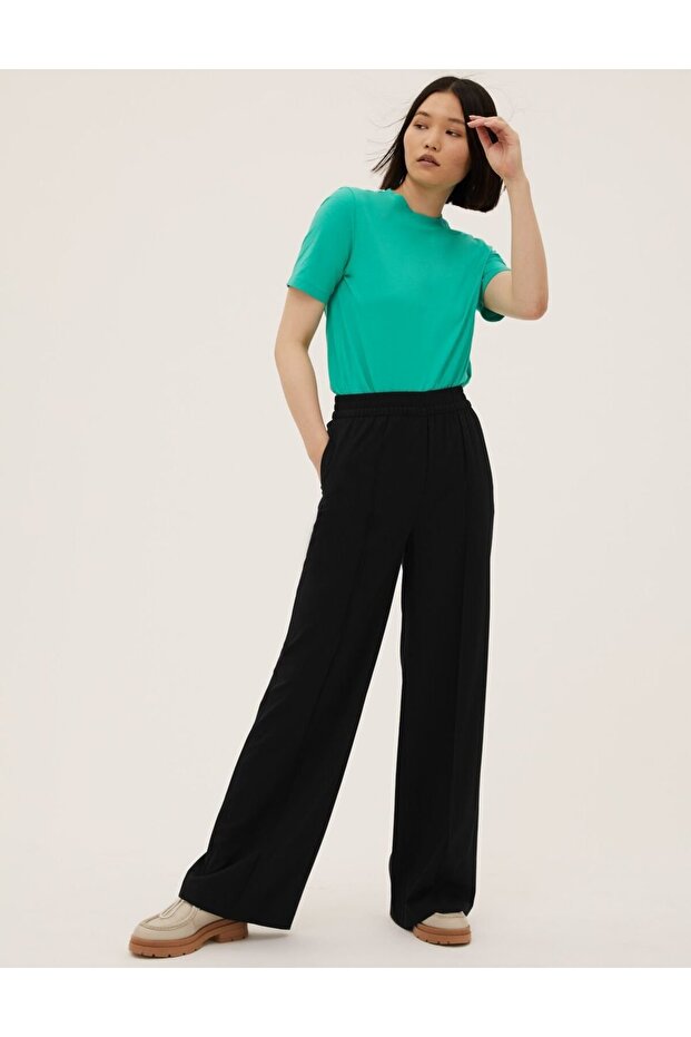 Wide Leg Pantolon - 4